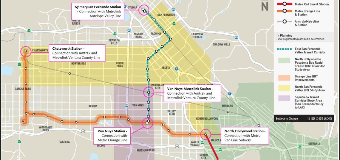 Metro Staff Light Rail for Van Nuys Boulevard Urbanize LA